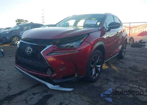 2015 Lexus Nx 200T F Sport из США, поврежденный, VIN JTJYARBZXF2015227